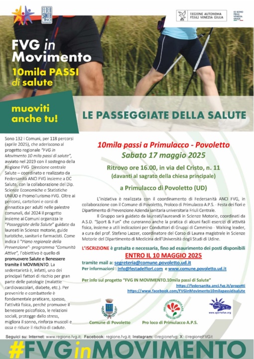 10mila passi a Primulacco - Povoletto