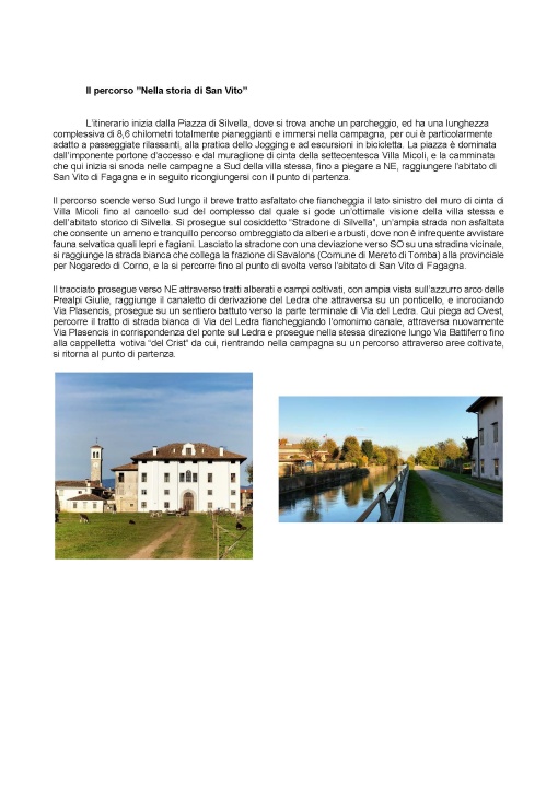 Inaugurazione 10mila passi di Salute Percorso nella storia di San Vito