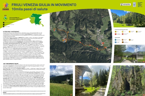 Inaugurazione 10mila passi di Salute Il percorso Hinterseike di Sauris (UD)