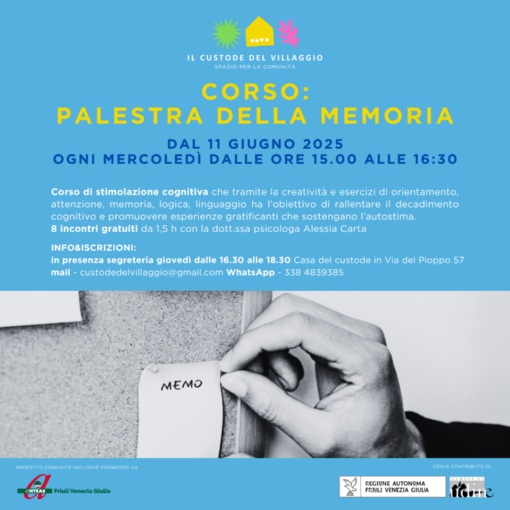 Palestra della memoria in partenza