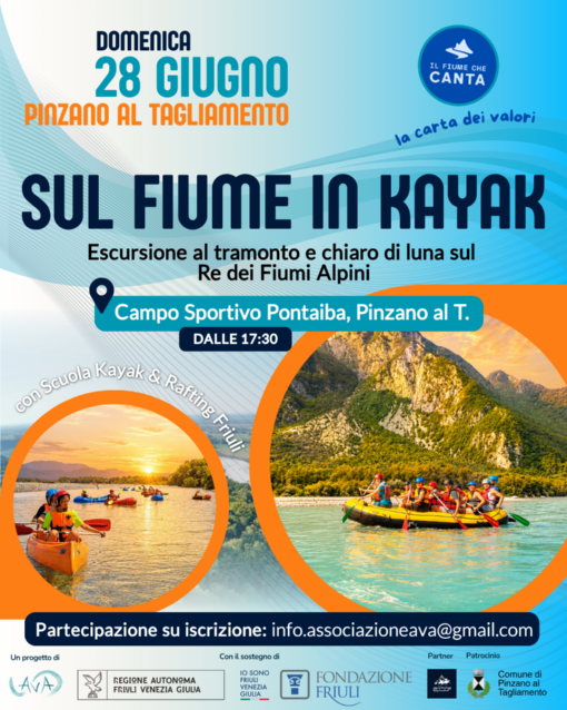 SUL FIUME IN KAYAK