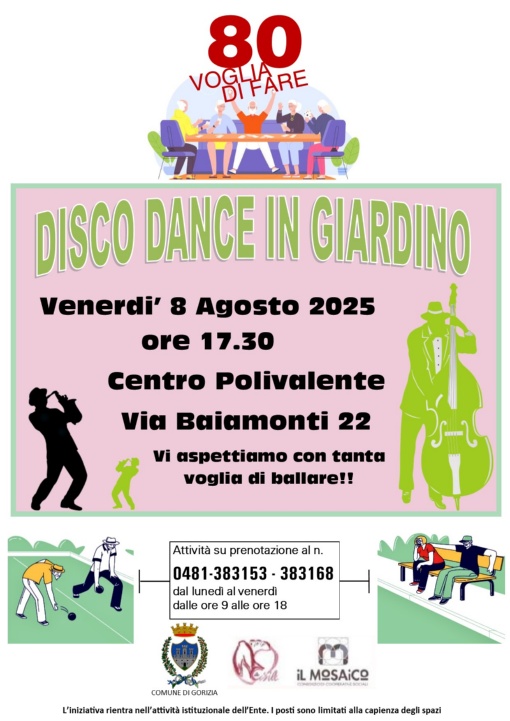 DISCODANCE IN GIARDINO