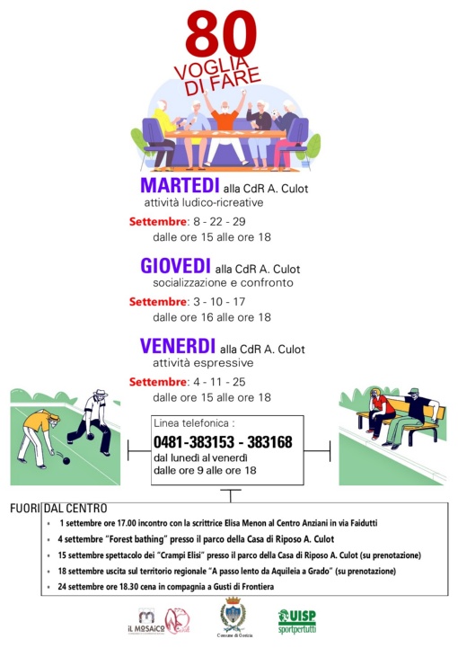 Calendario attività Settembre 2026