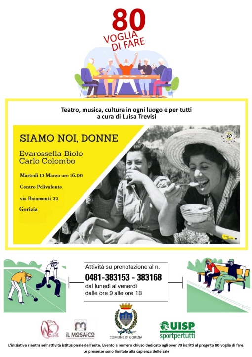 SIAMO NOI DONNE  Il teatro in casa