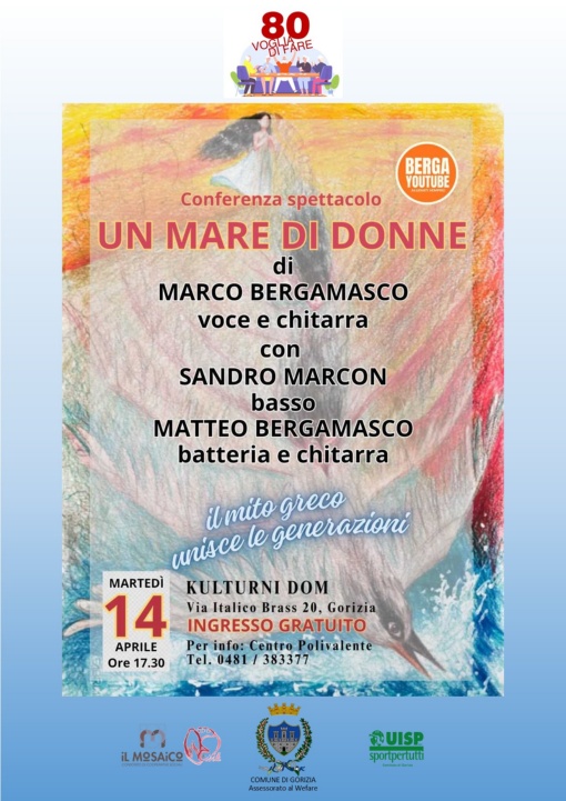 CONFERENZA SPETTACOLO "UN MARE DI DONNE" DI E CON MARCO BERGAMASCO