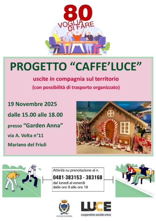 USCITA PROGETTO CAFFE'LUCE