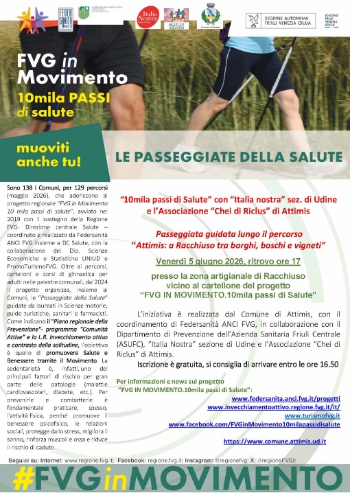 10mila passi di Salute - Attimis