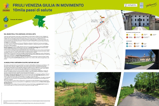 Progetto “FVG IN MOVIMENTO.10mila passi di Salute” “Percorso nel Medio Friuli, tra campagna, natura e arte”,  presentazione presso  il  Campo sportivo Santa Maria di Sclaunicco