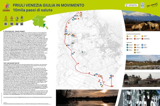 Il 5 maggio a San Pier d’Isonzo “10mila passi di Salute”, ”Il percorso del basso Isonzo”,  corso per coordinatori gruppi di cammino, passeggiata guidata  da laureati in Scienze Motorie UNIUD