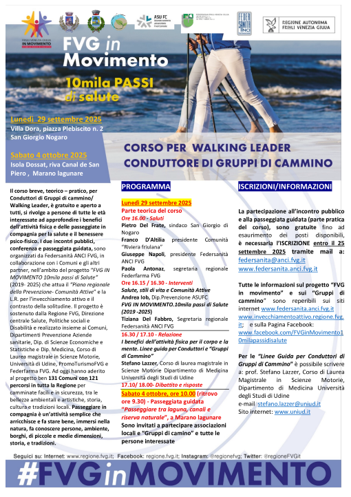 Corso teorico - pratico per Conduttori di gruppi di cammino