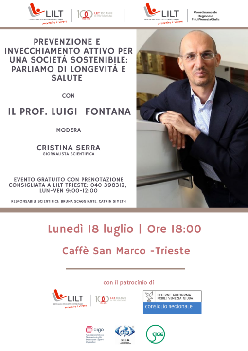 Prevenzione e invecchiamento attivo per una società sostenibile: parliamo di longevità e salute con il prof. Luigi Fontana