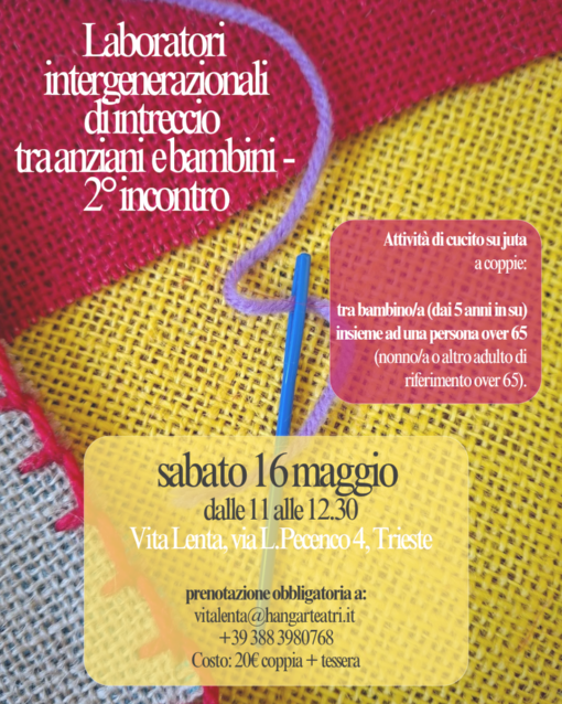 QUESTIONE DI FILI - LABORATORIO INTERGENERAZIONALE DI INTRECCIO