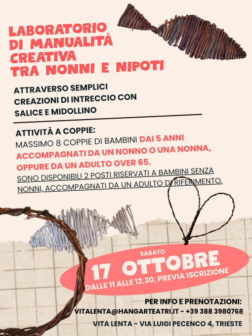 Laboratorio di manualità creativa tra nonni e nipoti
