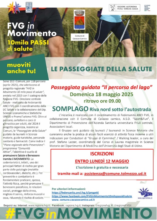 Passeggiata guidata lungo Il percorso del lago