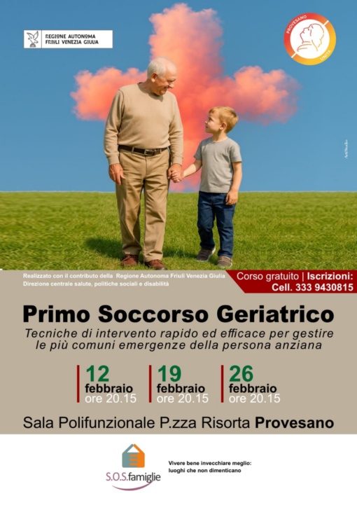 Corso PRIMO SOCCORSO GERIATRICO