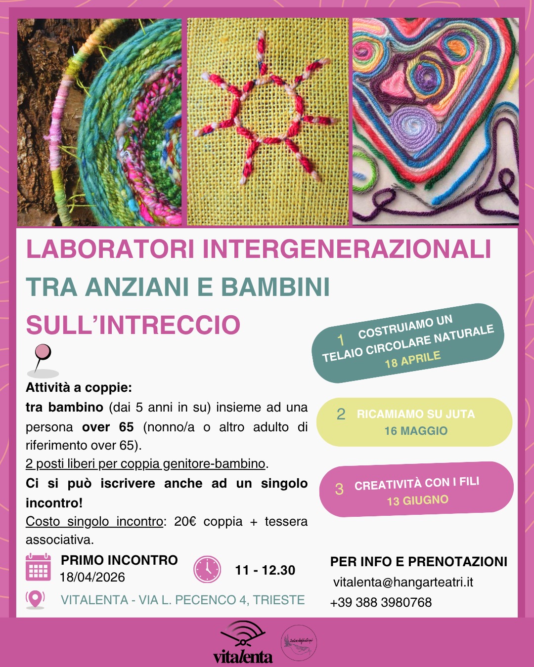 Workshop di tessitura creativa e meditazione cromatica